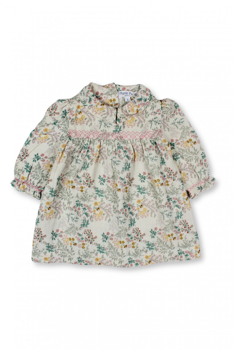 Robe bébé en double gaze