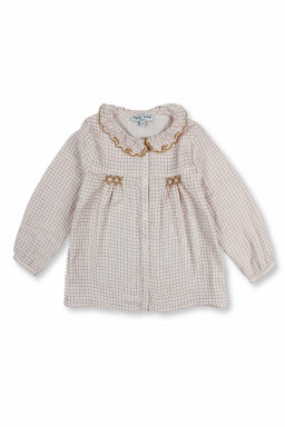 Blouse femme retro brodée