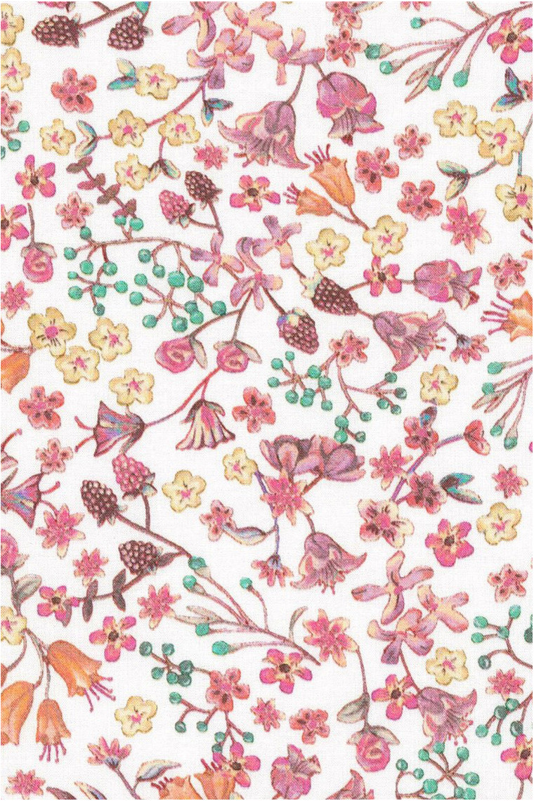 Tissu Liberty au mètre Donna Leigh rose thé