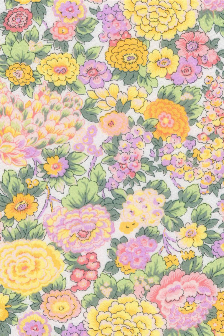 Tissu Liberty yellow Elysian