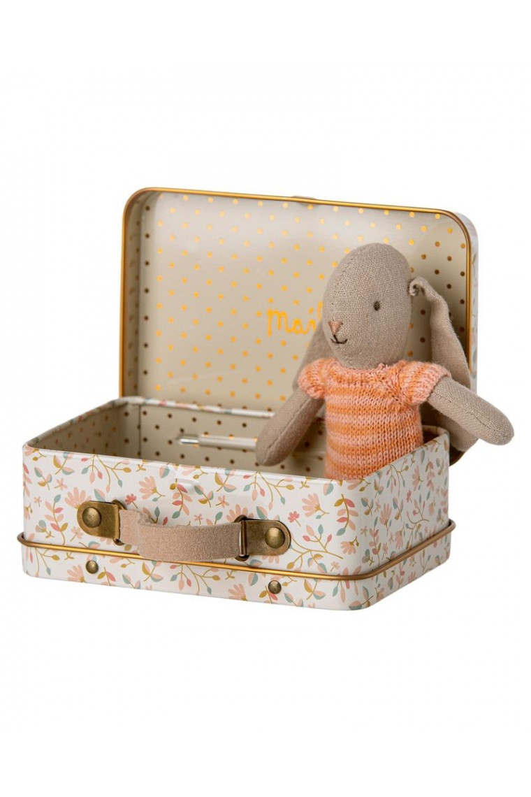 Lapin micro avec sa valise de Maileg