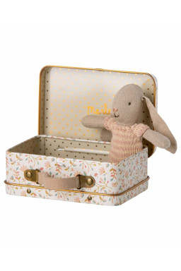 Lapin micro avec sa valise de Maileg