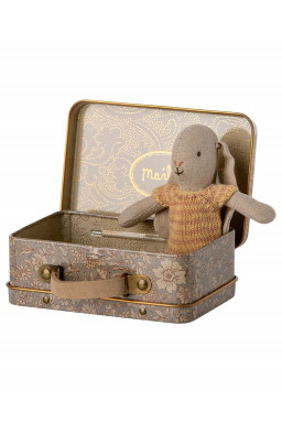 Lapin micro avec sa valise de Maileg