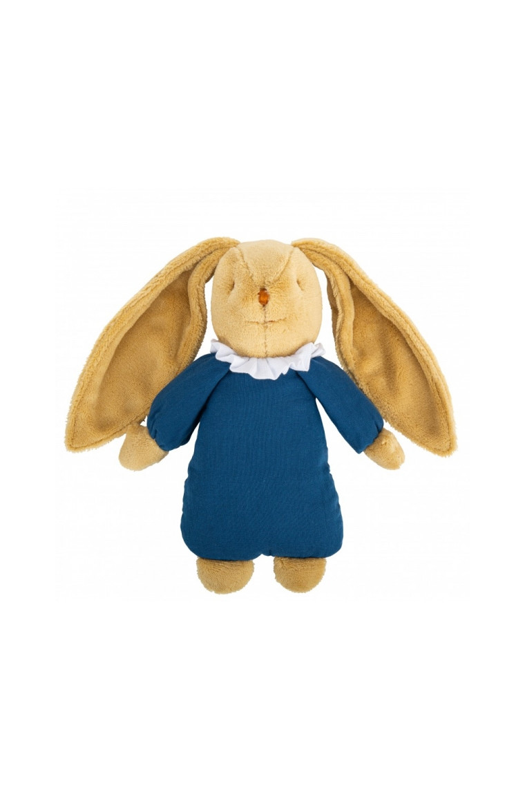 Lapin Nid d'ange doudou avec hochet