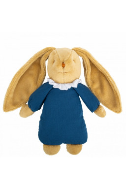 Lapin Nid d'ange doudou avec hochet