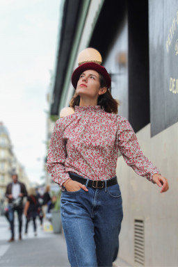 Blouse femme en Liberty Joyce