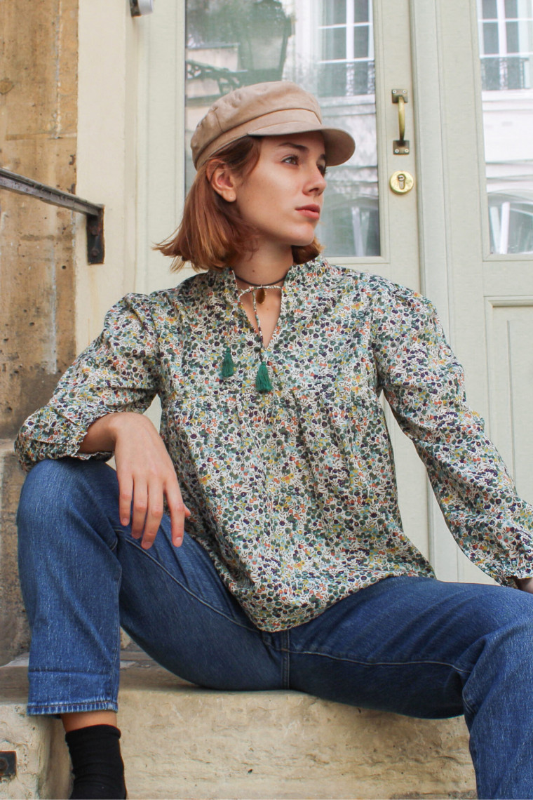 Blouse femme en Liberty