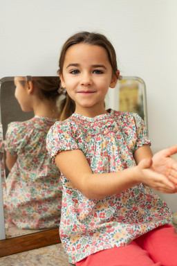 Blouse en Liberty Meryl