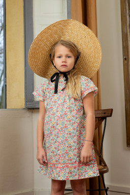 Anita dress for girl in Liberty