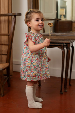 Robe bébé en Liberty Gabrielle