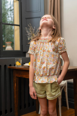 Gaia blouse for girl in Liberty