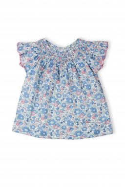 Blouse bébé en Liberty Paloma