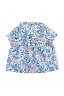 Blouse bébé en Liberty Charlotte