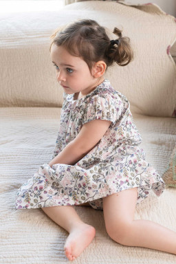 Robe bebe en Liberty Mariette