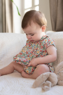 Blouse bébé en Liberty Pirouette