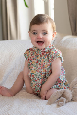 Blouse bébé en Liberty Pirouette