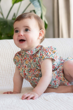 Blouse bébé en Liberty Pirouette