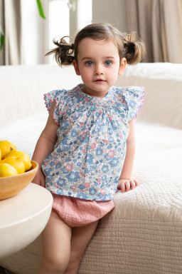 Blouse bébé en Liberty Paloma