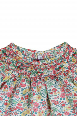 Blouse bébé en Liberty Meryl