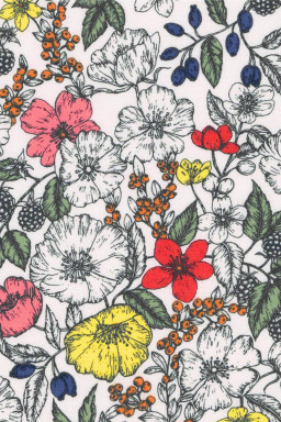 Liberty Fabrics by the meter green Bamble