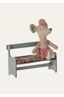 Banc en bois pour souris de Maileg
