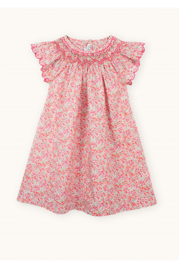 Stella smocked dress in Liberty