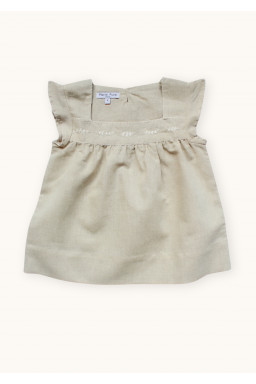 Hand-embroidered blouse Olivia