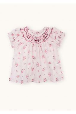 Girl's hand-smocked blouse Meryl