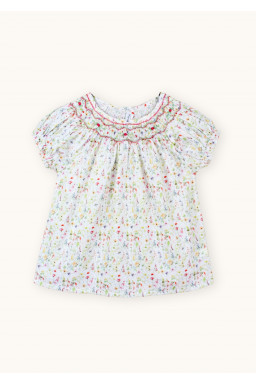 Girl's hand-smocked blouse Meryl
