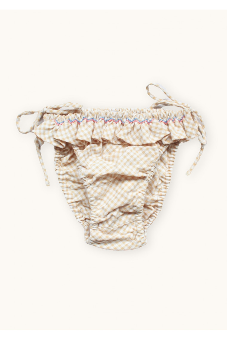 Gingham bikini swimsuit