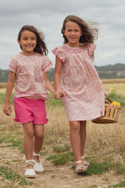 Stella smocked dress in Liberty