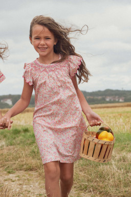 Stella smocked dress in Liberty