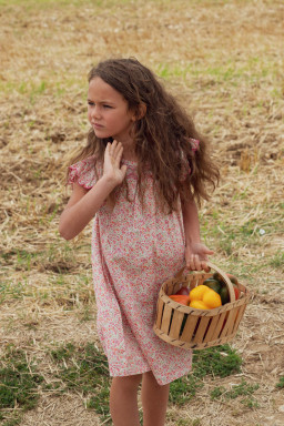 Stella smocked dress in Liberty