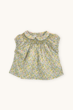 Blouse bebe en Liberty PIROUETTE
