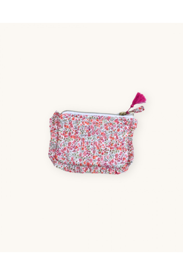 Frou-frou clutch bag