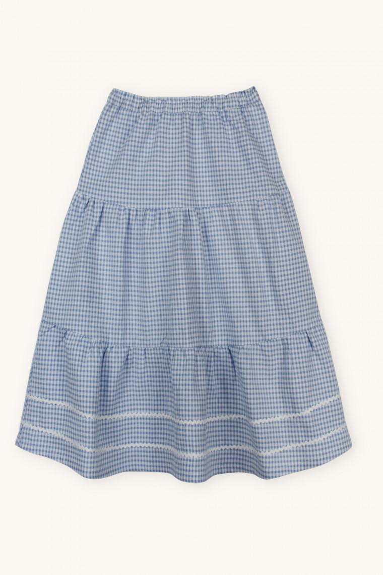 Bohemian midi skirt women