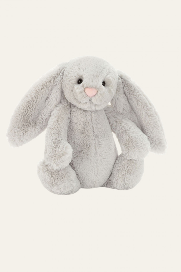 Silver bunny plush Original Medium