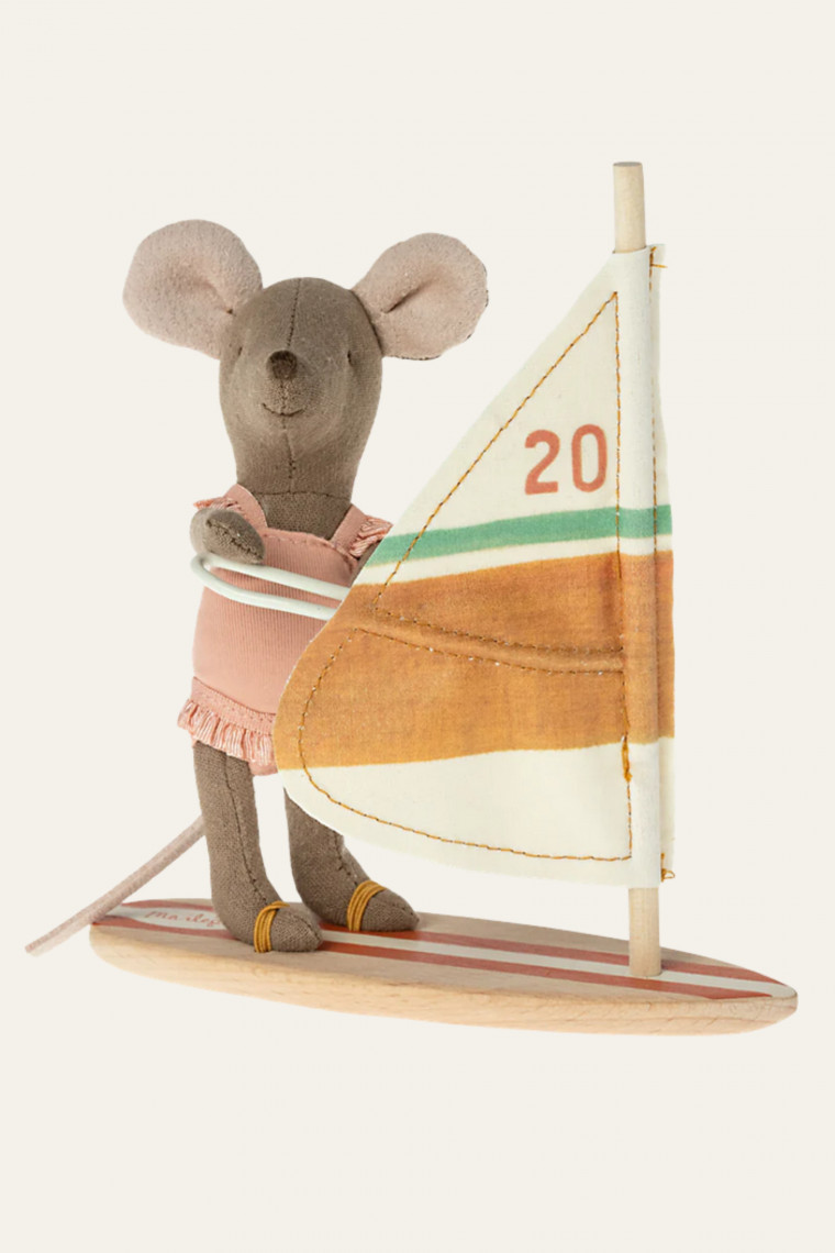 Souris Little sister surfer de Maileg