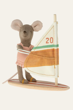 Souris Little sister surfer de Maileg