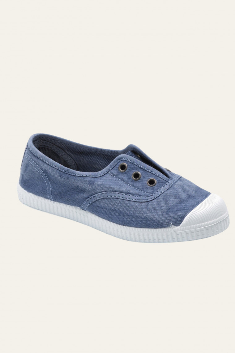 Cienta Slip-On Canvas Sneakers Myosotis Blue