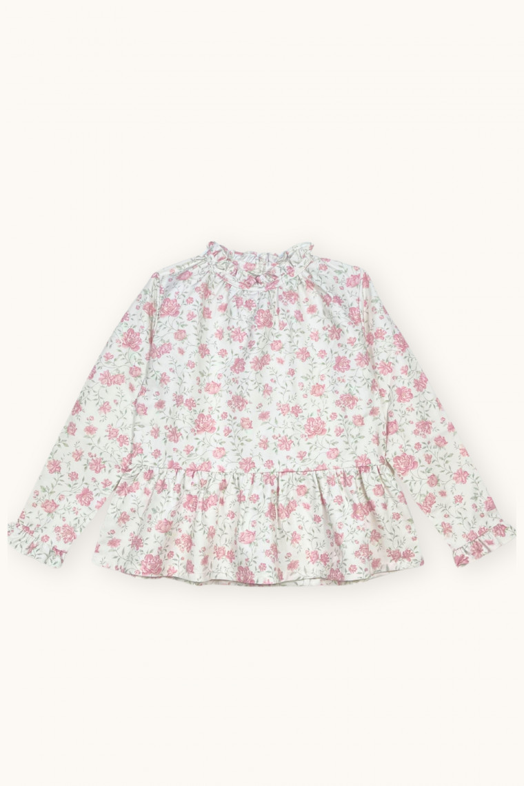 Blouse Arielle en twill bio