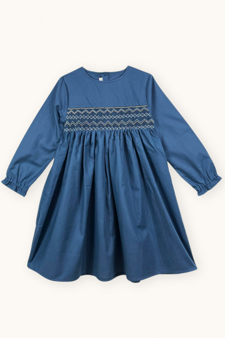 Josephine smockee dress in twill