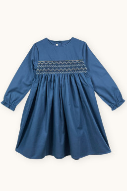 Josephine smockee dress in twill