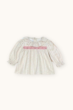Solene baby smocked blouse