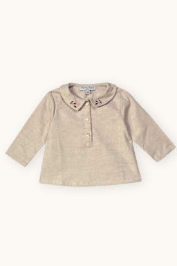Gabin embroidered baby shirt