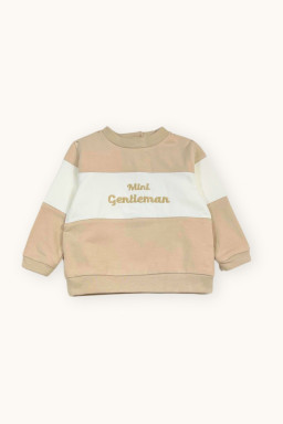 Sweat bébé brodé Mini Gentleman