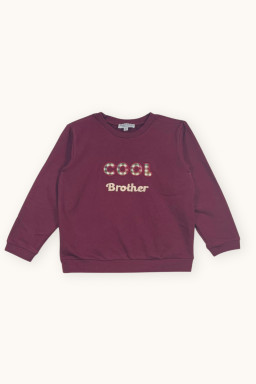 Sweat bébé cool brother à patch