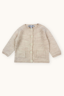 Cardigan bébé Loulou en laine merinos