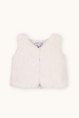 Fake fur baby vest Galate