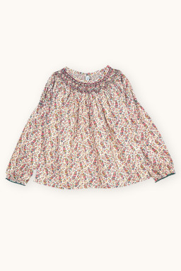 Blouse Alba smockée en Liberty
